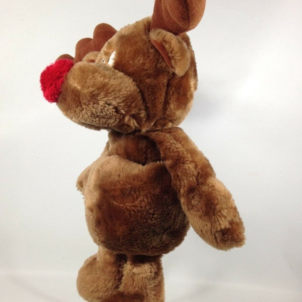 Russ Radar Plush Reindeer Holiday Toy 16in. - Picture 4 of 8